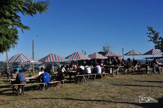 Festa típica em Pid Pid, ao norte de Castro, na ilha de Chiloé, no sul do Chile